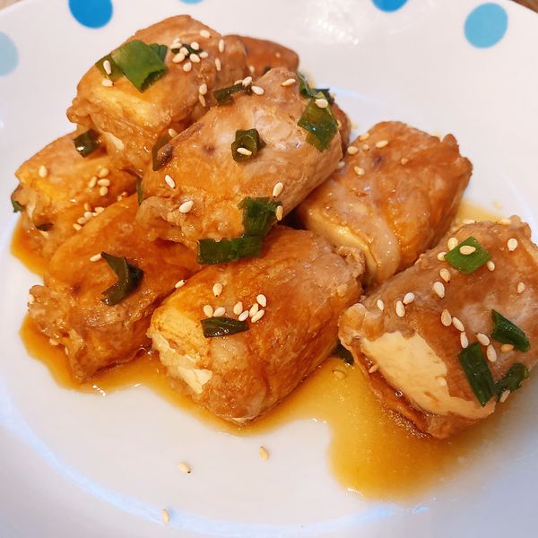 蜂蜜蔥燒豬肉豆腐捲~蜂蜜入菜鹹甜好滋味 : Love_Aries0331一起做