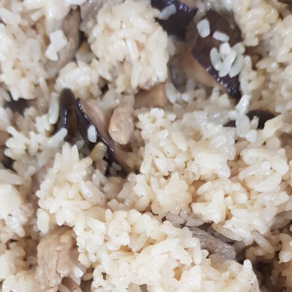 自製免浸泡油飯 : 菁菁一起做