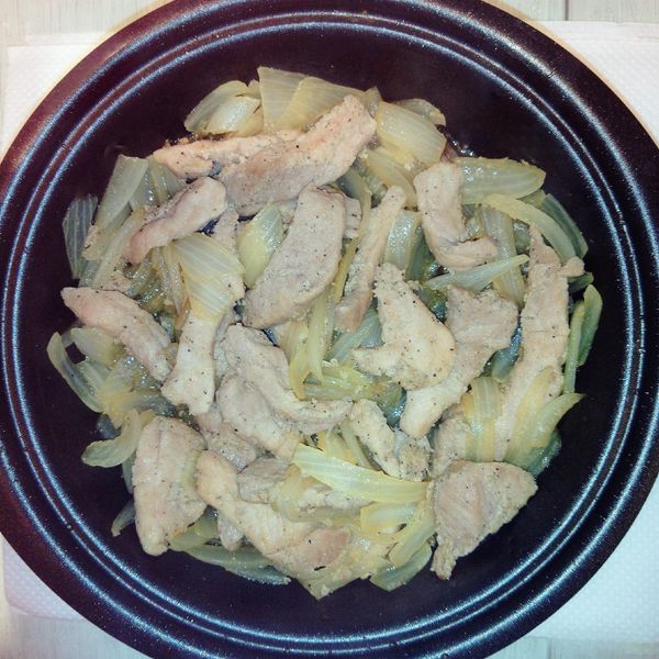 醬燒洋蔥豬柳 : Ivy Chan一起做