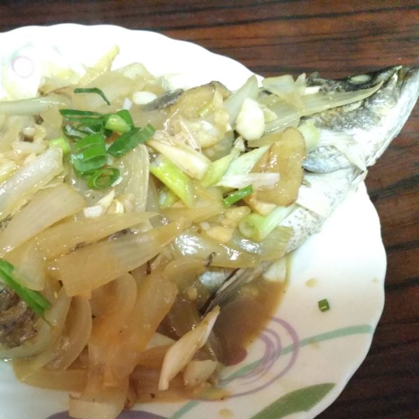 紅燒鱸魚 : 喝好茶一起做