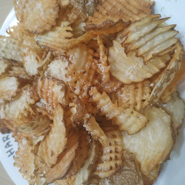 氣炸洋芋片（波浪切）：Fion Lee 一起做