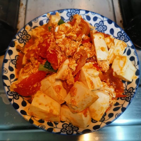 牛蕃茄嫩豆腐蛋：Alberta Ding 一起做