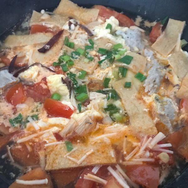 番茄蛋花湯：Tina Chiu 一起做