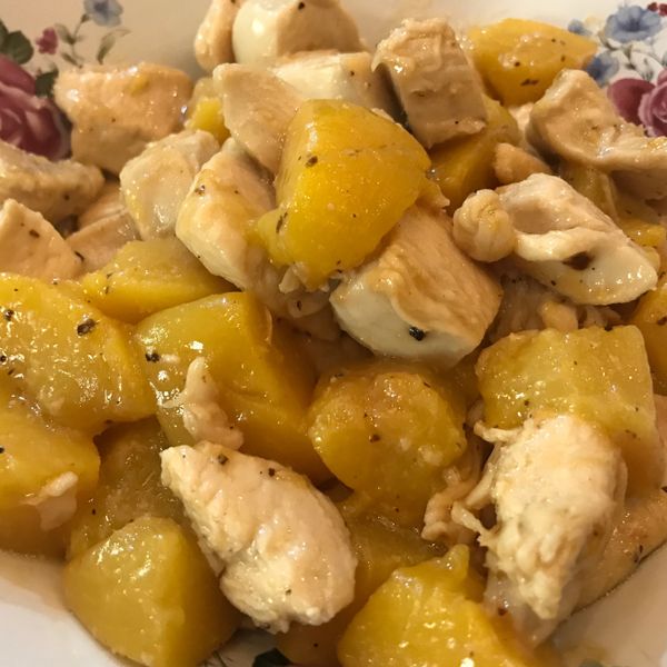 水蜜桃雞柳－清新開胃 : Shayne一起做