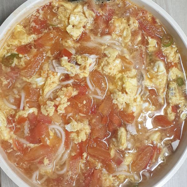 蕃茄雞蛋麵 : ✏煮婦筆記本一起做