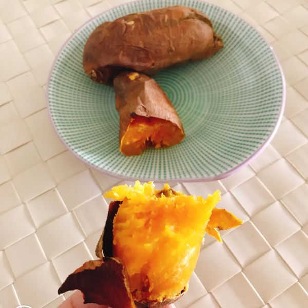 會出蜜A控韓吉(烤番薯)&奶油地瓜燒 : julianne一起做