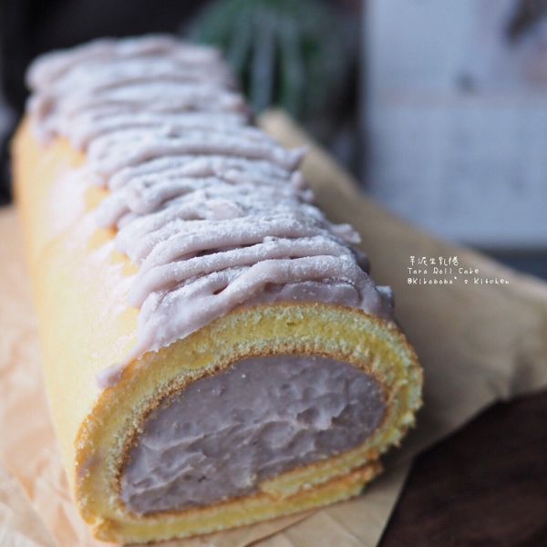 芋泥蛋糕捲：Appleteakikobobo 一起做