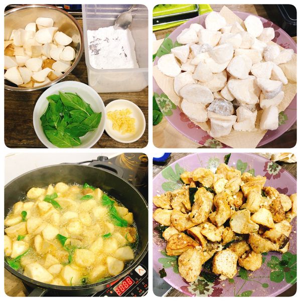 【炸杏鮑菇】鹽酥雞風味 : Cindy LaBaby一起做