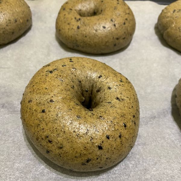 黑芝麻貝果 : Chihui一起做