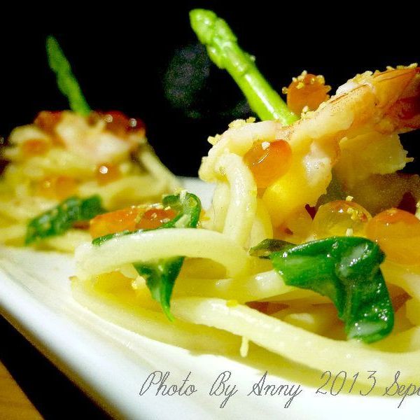 《東西吃了沒-名廚到你家》明太子海鮮義大利麵 : anny一起做