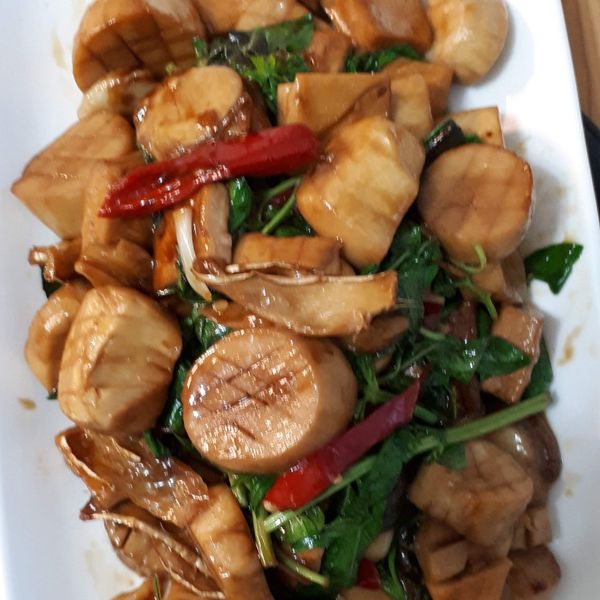 超下飯-三杯杏鮑菇 : Hana一起做