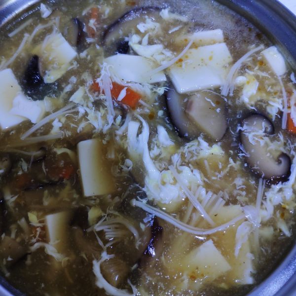 台式酸辣湯：jamiegan01 一起做