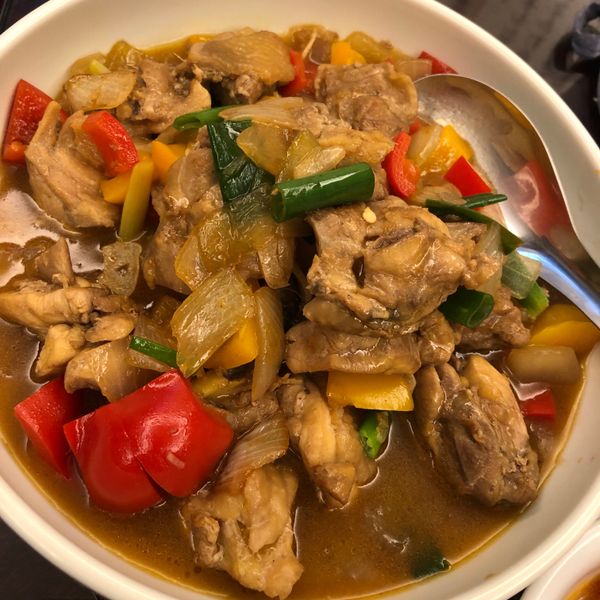 蔥燒雞腿-手繪食譜 : Michelle一起做