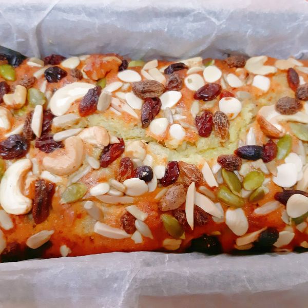 香蕉核桃磅蛋糕（清冰箱點心） : 黃思瑜一起做