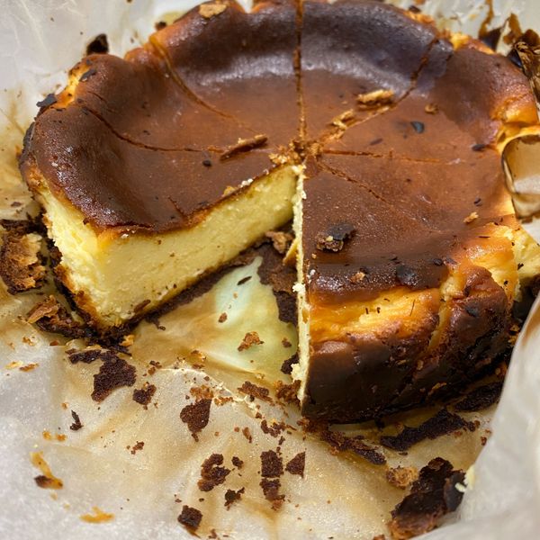 巴斯克乳酪蛋糕 : Apple一起做