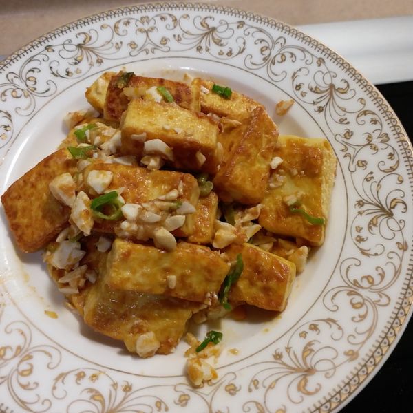 金沙蛋豆腐 : 韋韋一起做