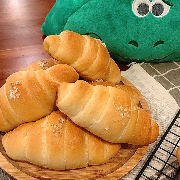 麵包機做海鹽麵包：wen wen 一起做