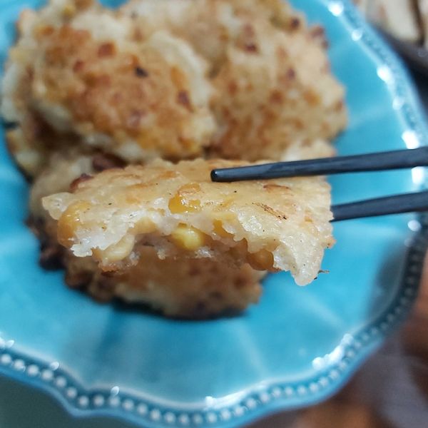 橫山家之味炸甜玉米餅 : 塔媽媽的料理實驗廚房🍙🍤❄️一起做