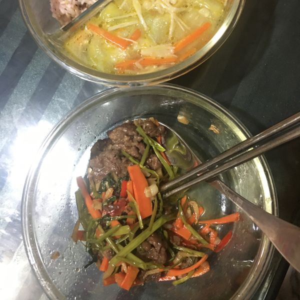 ~空心菜沙茶炒牛肉~ : Mia Chiu 澳洲廚房一起做