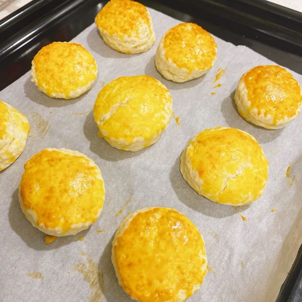 葡萄乾司康 : Emily Wang一起做