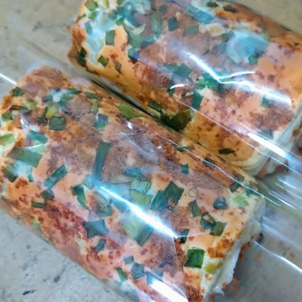 香蔥肉鬆蛋糕卷：Yu-Hsuan Liu 一起做