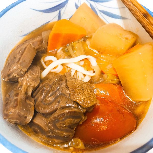 紅燒番茄牛肉麵_電鍋料理 [18食堂] : 黃童童一起做