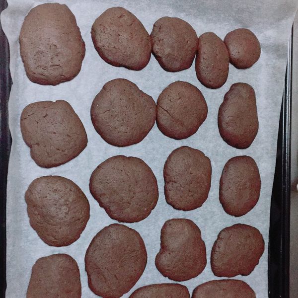 杏仁巧克力餅乾 : 曾心美一起做