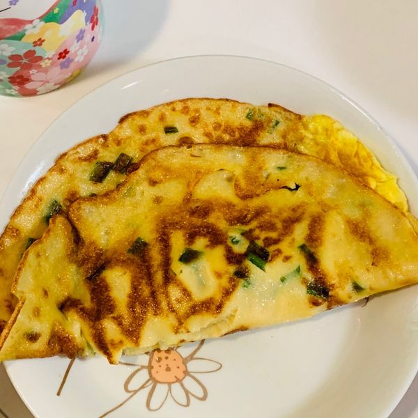 古早味蛋餅 : Amber一起做