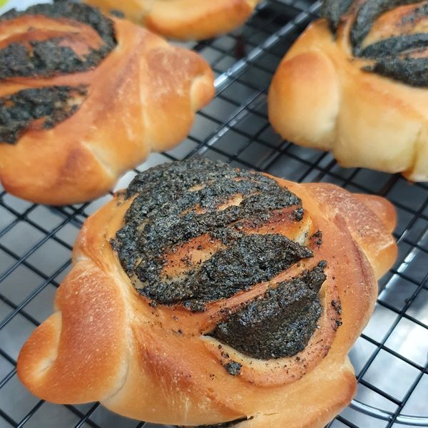 芝麻羅宋【麥典實作工坊麵包專用粉】 : Vita Wu一起做