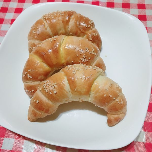 金牛角麵包(低熱量) : Lulu Hong一起做