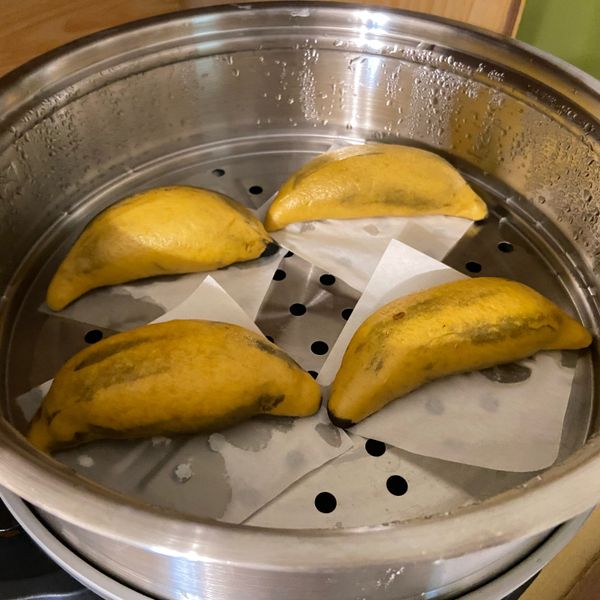 香蕉饅頭+煉乳地瓜泥【大同星球電鍋】：Ko Ching Fen 一起做