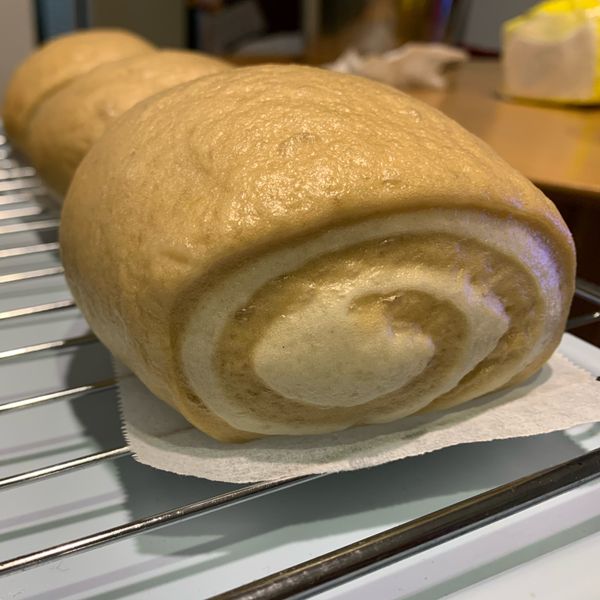 黑糖雙色饅頭：Monica 一起做