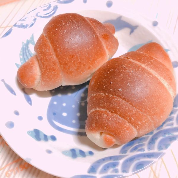 👩‍🍳鹽可頌奶油捲 : 螺絲帽一起做