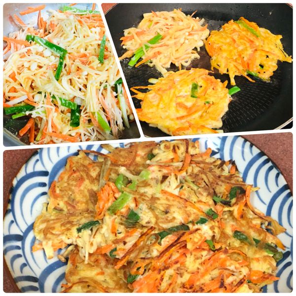 金針菇煎餅 : Ivy Liu一起做