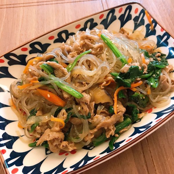 韓式雜菜冬粉 : 張笑笑一起做