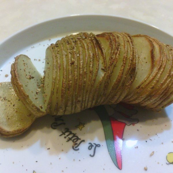 薄切手風琴馬鈴薯 : 雅貝一起做