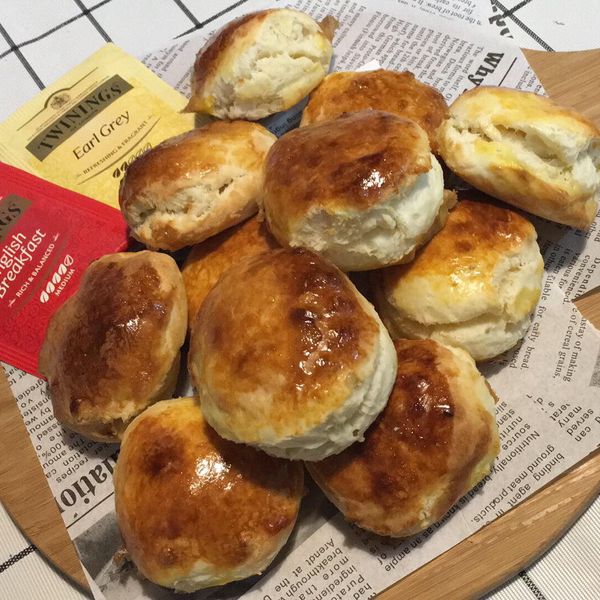 英式經典司康 Scones : 米寶/米霏馬麻一起做