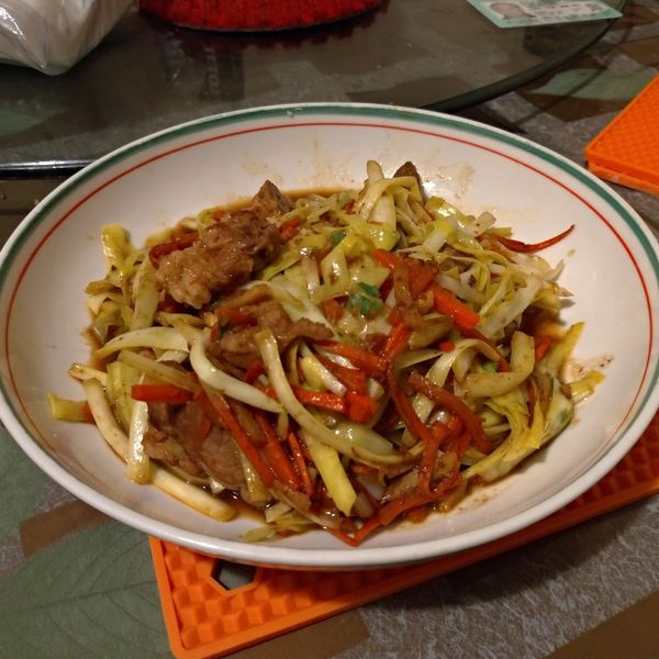 沙茶韭黃炒五花豬 : Miles Chen一起做