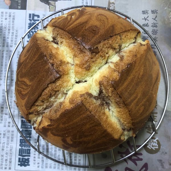 斑馬紋戚風蛋糕 : Chun Lin一起做