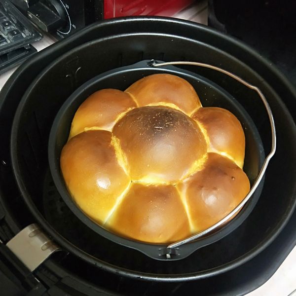 氣炸鍋 手撕麵包 : Yi-Rou Li一起做