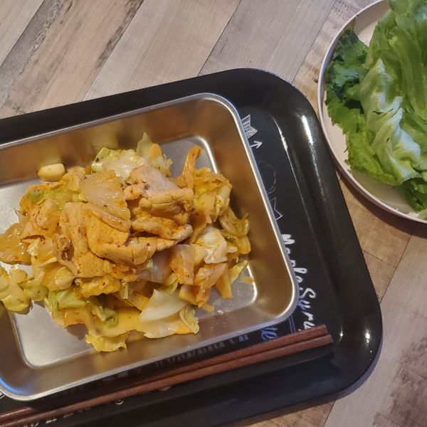 泡菜炒豬肉 : Prudencefung一起做