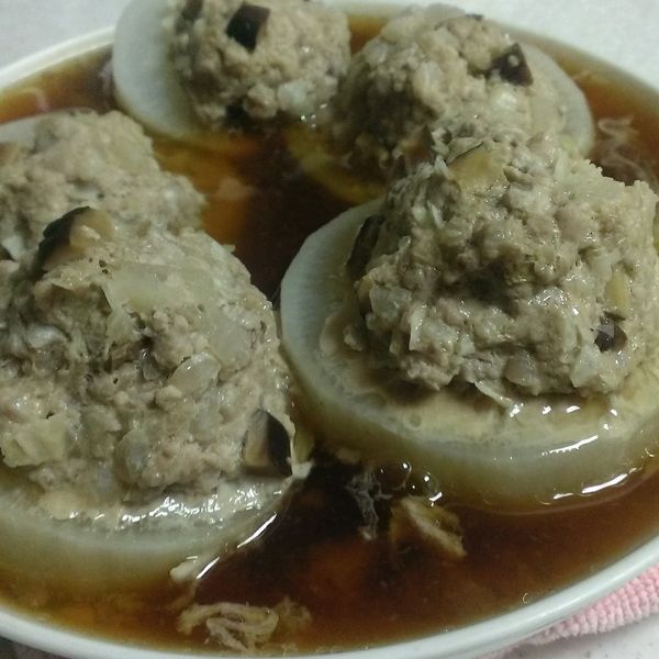 白蘿蔔鑲肉 : Cindy Tsai一起做