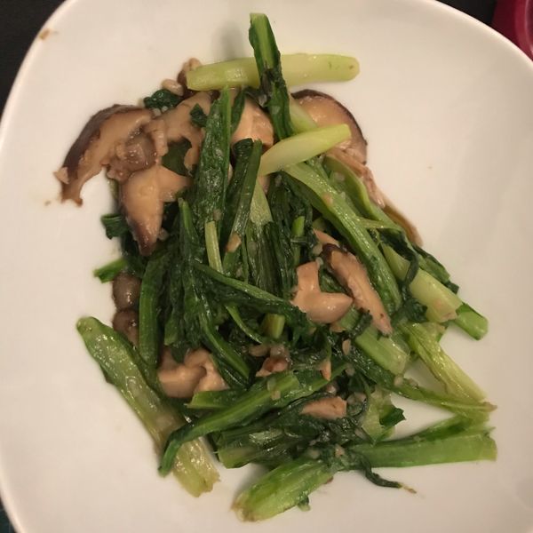 鮮香菇炒A菜 : evacheng1491一起做