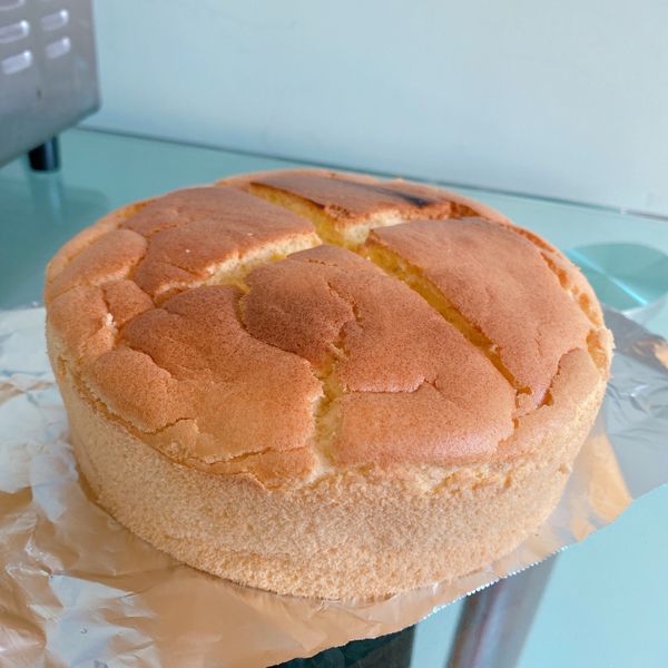 原味戚風蛋糕(6吋):卡拉 一起做