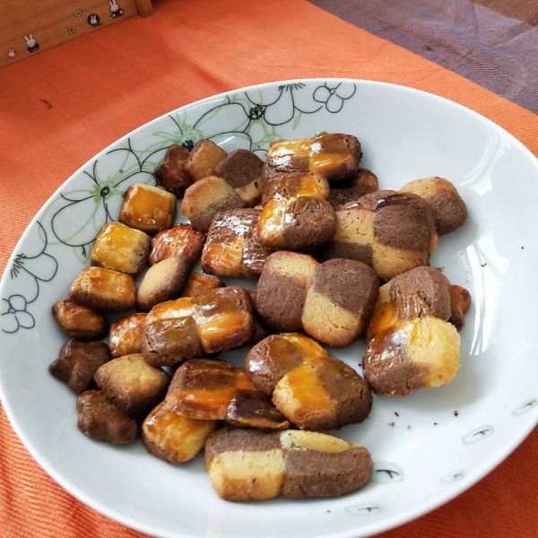 格子餅乾 : マル一起做