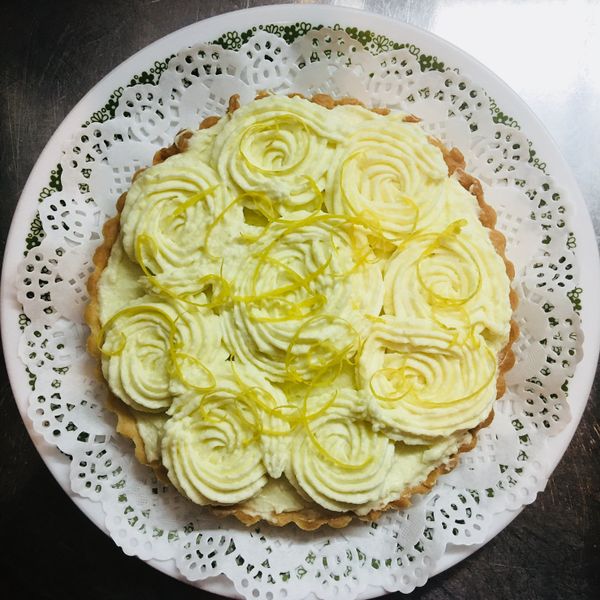 法式玫瑰花檸檬塔：傅凱娣 一起做