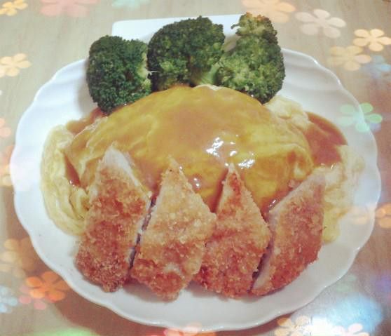 深夜食堂~炸豬排咖哩蛋包飯:顏宇沛 一起做