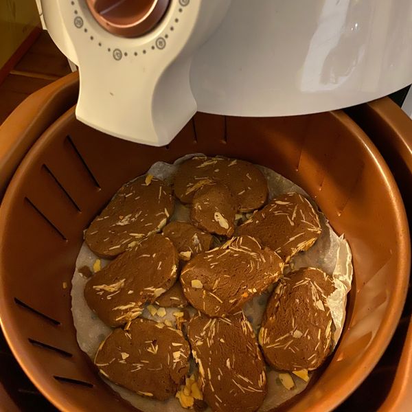 可可杏仁片餅乾:Fanny 一起做