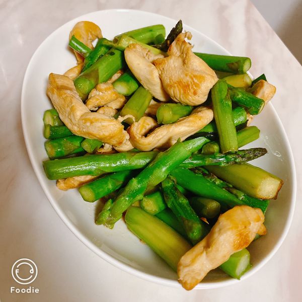 ㊙️激推！蘆筍炒雞柳 : Ventus Lum一起做