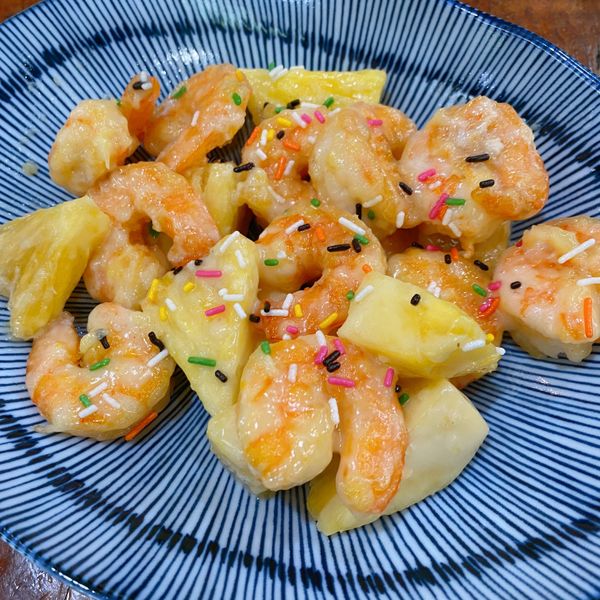 阿基師是神-鳳梨蝦球 : 朱太上菜一起做